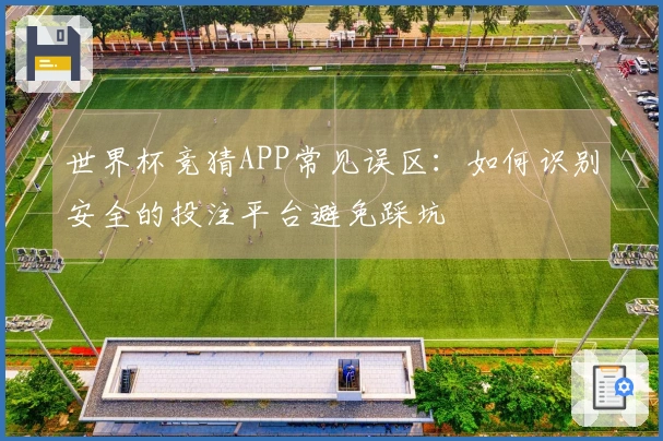 世界杯竞猜APP常见误区：如何识别安全的投注平台避免踩坑