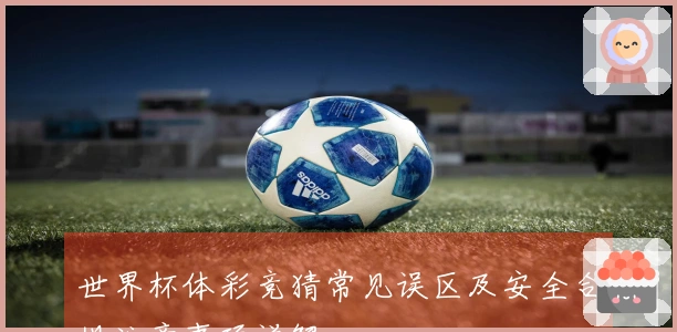 世界杯体彩竞猜常见误区及安全合规注意事项详解